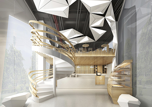 涼先紳餐廳設計-茶飲店裝修設計