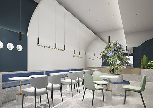 初茶飲品-第二家裝修設計